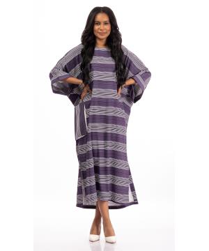 Striped Abaya 