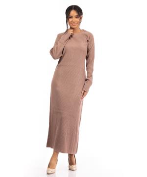 Long soft wool dress 